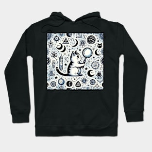 Mystic Feline Explorer Hoodie